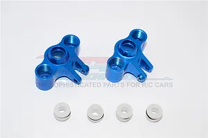 GPM Blue Aluminium Front or Rear Axle Carriers 2Pcs