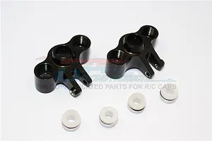 GPM Black Aluminium Front or Rear Axle Carriers 2Pcs