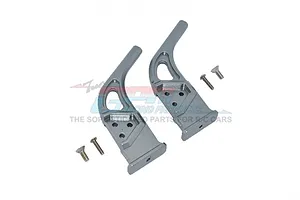 GPM Silver Grey Aluminium Rear Wing Mounts 2Pcs image 62243