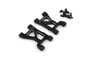 Yeah Racing Black Aluminium Front Lower Suspension Arm For Tamiya XV-01 2Pcs