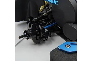 Yeah Racing Black Aluminium Front Lower Suspension Arm For Tamiya XV-01 2Pcs image 2