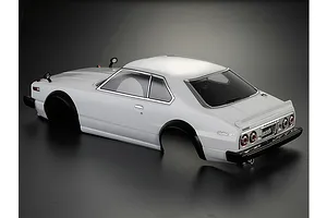 Killerbody 1/10 1980 Skyline Hardtop 2000 Turbo GT-ES Body Shell Set - White image 62304