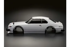 Killerbody 1/10 1980 Skyline Hardtop 2000 Turbo GT-ES Body Shell Set - White image 62305