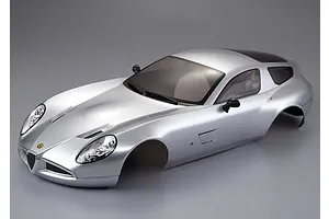 Killerbody 1/10 Alfa Romeo TZ3 Corsa Silver Painted Body Shell image 62326