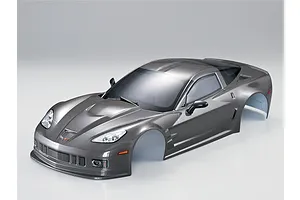 Killerbody 1/10 Corvette GT2 Silver Grey Painted Body Shell
