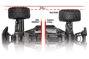 Traxxas 1/5 Blue X-Maxx Wide Kit image 62685