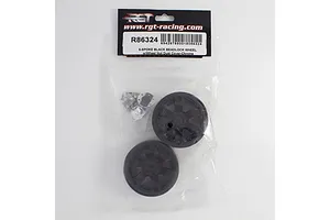 RGT 1.9" Black Beadlock 6 Spoke Rims 2Pcs