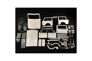Xtra Speed 1/10 Range Rover ABS Hard Plastic Body Kit Classic Style 313mm for Axial SCX10 & Traxxas TRX-4 image 62936