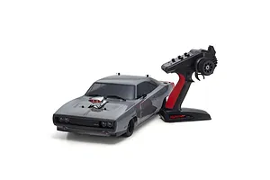 Kyosho Fazer Mk2 1970 Dodge Charger Supercharged RC Car Electric Brushless 1/10 Scale RTR - Grey image 63161
