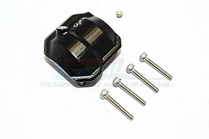 GPM Black Aluminium Front/Rear Gearbox Cover