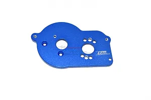 GPM Blue Aluminium Motor Mount w/ Heat Sink Fins