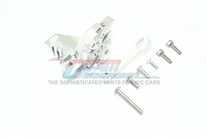 GPM Silver Aluminium Motor Mount w/ Heat Sink Fins 2Pcs