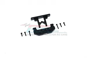 GPM Black Aluminium Rear Bumper w/ Body Posts image 63293