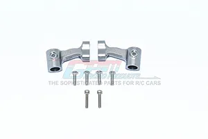 GPM Grey Silver Aluminium Rear Body Post Mounts 2Pcs image 63298