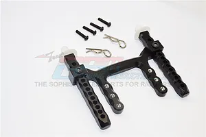 GPM Black Aluminium Rear Body Post Mount w/ Delrin Posts