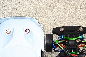 GPM Blue Aluminium Front & Rear Magnetic Body Posts 4Pcs image 63313