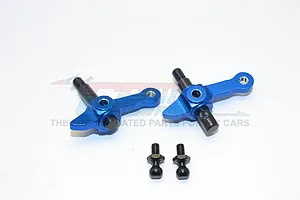 GPM Blue Aluminium Steering Hubs 2Pcs