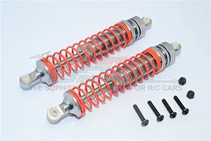 GPM Grey Aluminium 105mm Adjustable Shocks 2Pcs