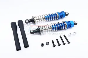 GPM Blue Aluminium 90mm Rear Adjustable Shocks 2Pcs