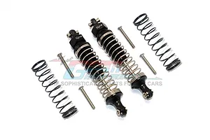 GPM Black Aluminium 90mm Adjustable Shocks 2Pcs