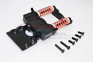 GPM Black Aluminium Front Bumper Set for Traxxas Craniac