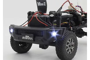 Kyosho Mini-Z Suzuki Jimny Sierra RC Rock Crawler Electric 4WD RTR - Black Pearl (Team Hot in the Sun) image 63666