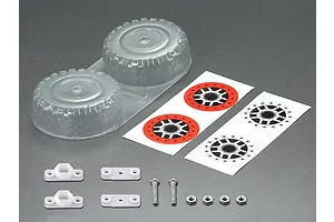 Killerbody 1/10 Unpainted Spare Tyre Set