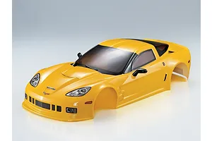 Killerbody 1/10 Corvette GT2 Yellow Painted Body Shell image 63765