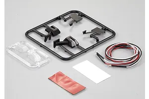 Killerbody 1/10 Truck Wing Mirror w/ LED Light Unit Set