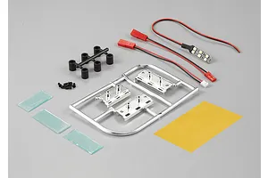 Killerbody 1/10 Touring Car Number Plate w/ LED Light Unit Set