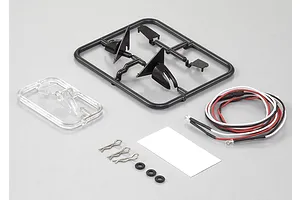Killerbody 1/10 Touring Car Wing Mirror w/ LED Light Unit Set