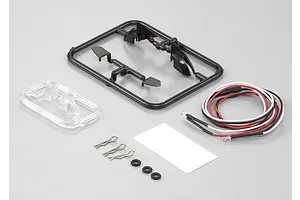 Killerbody 1/10 Touring Car Wing Mirror w/ LED Light Unit Set