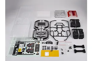Killerbody 1/10 Marauder Unpainted Body Shell For Axial SCX10 &amp; SCX10 w/ Decals &amp; Accessories