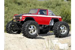 HPI Savage 1/8 1973 Ford Bronco Truck Unpainted Body Shell image 6400