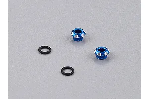 Killerbody Blue Aluminium 3mm LED Light Holder 2Pcs image 64017