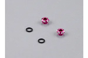 Killerbody Pink Aluminium 3mm LED Light Holder 2Pcs