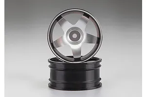 Killerbody 1.9" Silver Aluminium Alfa Romeo 75 Turbo Evoluzione T-Drift Rims 2Pcs