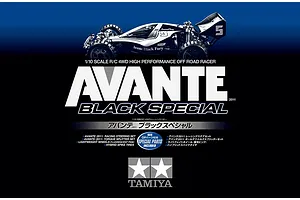 Tamiya Avante RC Buggy Electric 4WD 1/10 Scale Kit - Black Edition image 64064