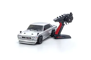 Kyosho Fazer Mk2 Nissan Skyline 2000 GT-R RC Car Electric 4WD 1/10 Scale RTR - Silver image 64254