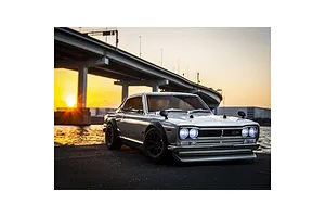 Kyosho Fazer Mk2 Nissan Skyline 2000 GT-R RC Car Electric 4WD 1/10 Scale RTR - Silver image 64255