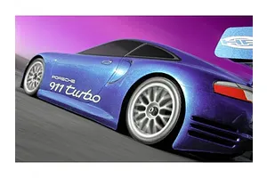 HPI 1/10 Porsche 911 Turbo Unpainted Body Shell - Clear image 6432