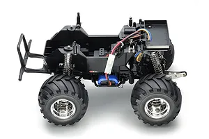 Tamiya CW-01 Midnight Pumpkin RC Monster Truck Electric 2WD 1/12 Scale Kit (No ESC) - Metallic Chrome image 64406