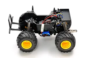 Tamiya CW-01 Midnight Pumpkin RC Truck Electric 2WD 1/12 Scale Kit (No ESC) - Black Edition image 64412