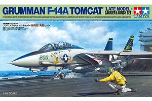 Tamiya 1/48 Grumman F-14A Tomcat Scaled Plastic Model Kit image 64541