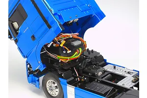 Tamiya Man TGX 26.540 6X4 XLX RC Truck Electric 2WD 1/14 Scale Kit - Light Metallic Blue Edition image 64546