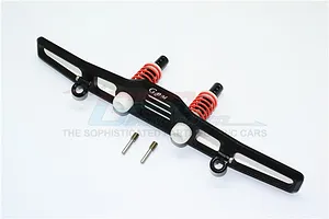GPM Black Aluminium Front Bumper w/ Springs &amp; D-Rings