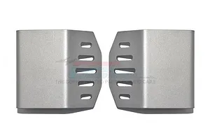 GPM Stainless Steel Front &amp; Rear Gearbox Skid Plates 2Pcs
