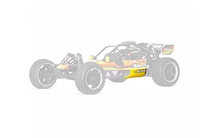 HPI Baja 5B Left & Right Baja 5B Unpainted Side Body Shell Set image 6522