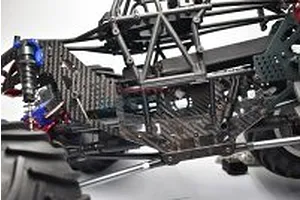 GPM 1/10 Losi LMT 4WD Solid Axle Monster Truck Carbon Fibre Side Panels 2Pcs image 65296