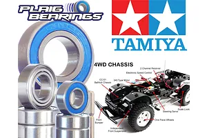 Plaig RC 1/10 Tamiya CC01 4WD Bearing Kit